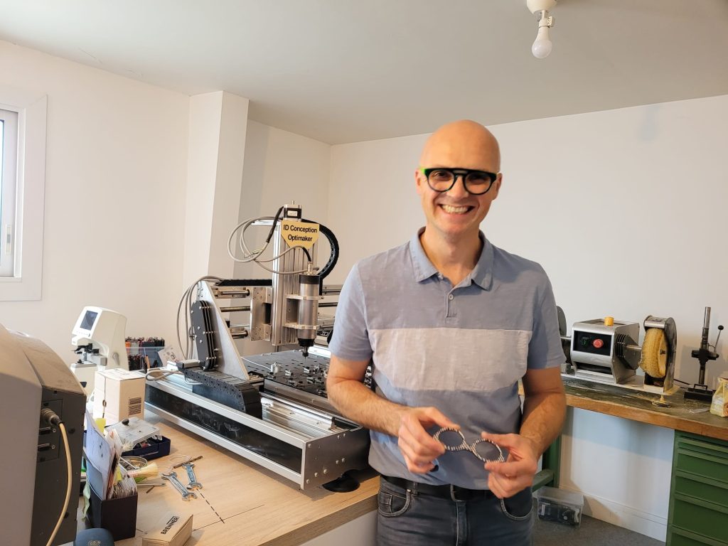 Laurent Desile, artisan lunetier